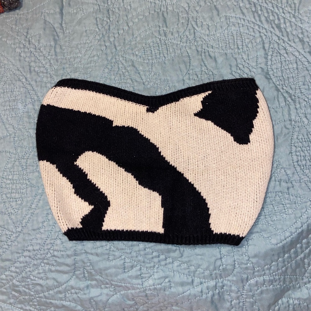 Stella Cow Print Crop Top